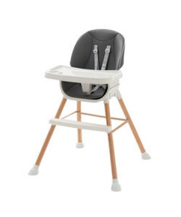 adjustable kids wooden baby high chair baby dining feeding chair